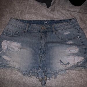 BDG urban outfitters high waisted denim shorts‼️